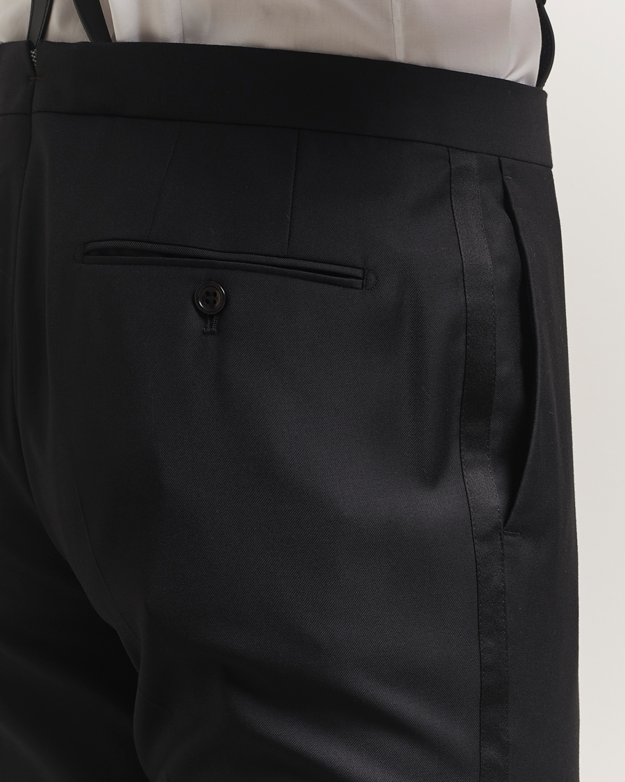 Herren | Hosen | Morris | Loro Piana Tuxedo Trousers Black
