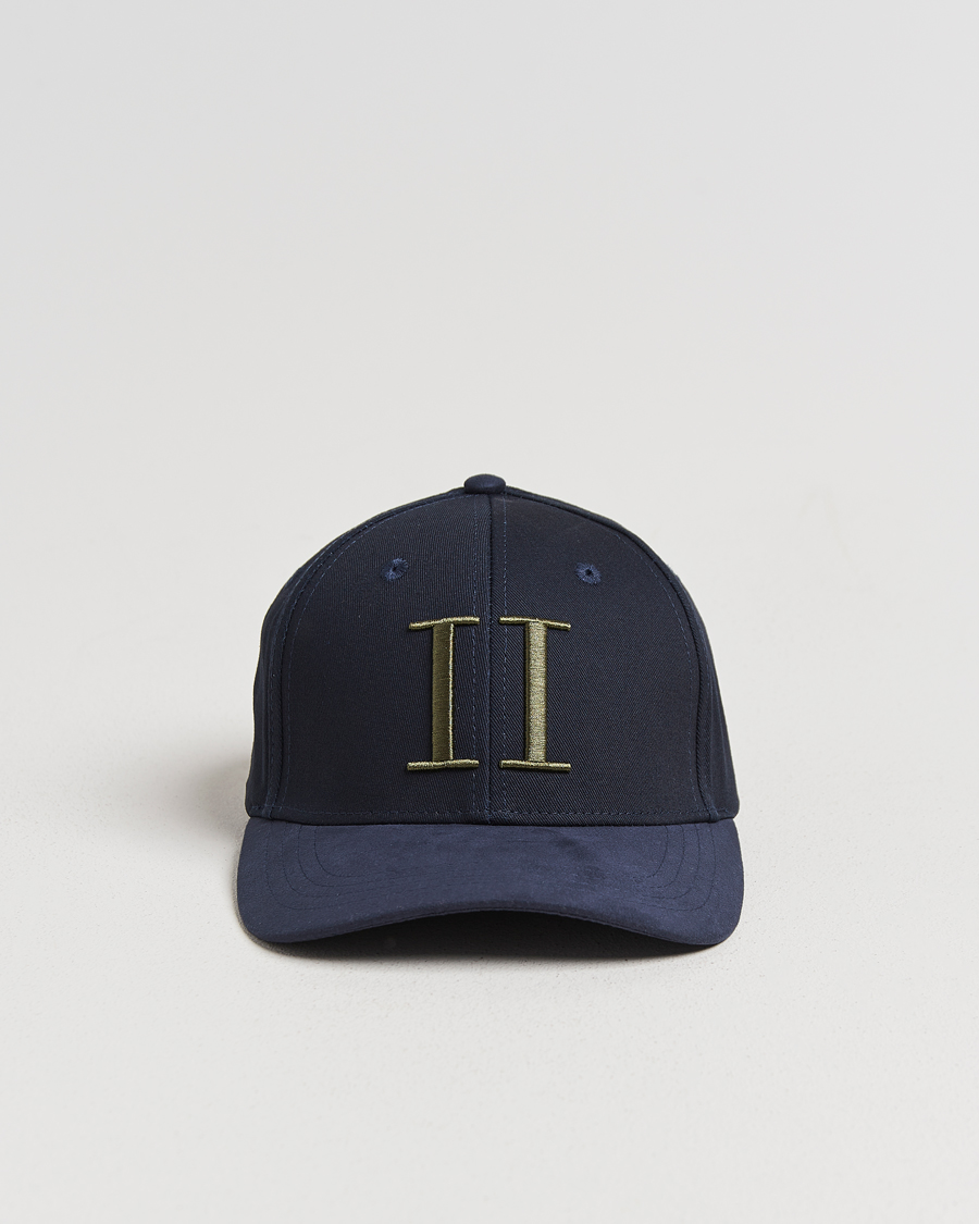 Herren | Hüte & Mützen | LES DEUX | Baseball Cap Suede II Dark Navy Blue