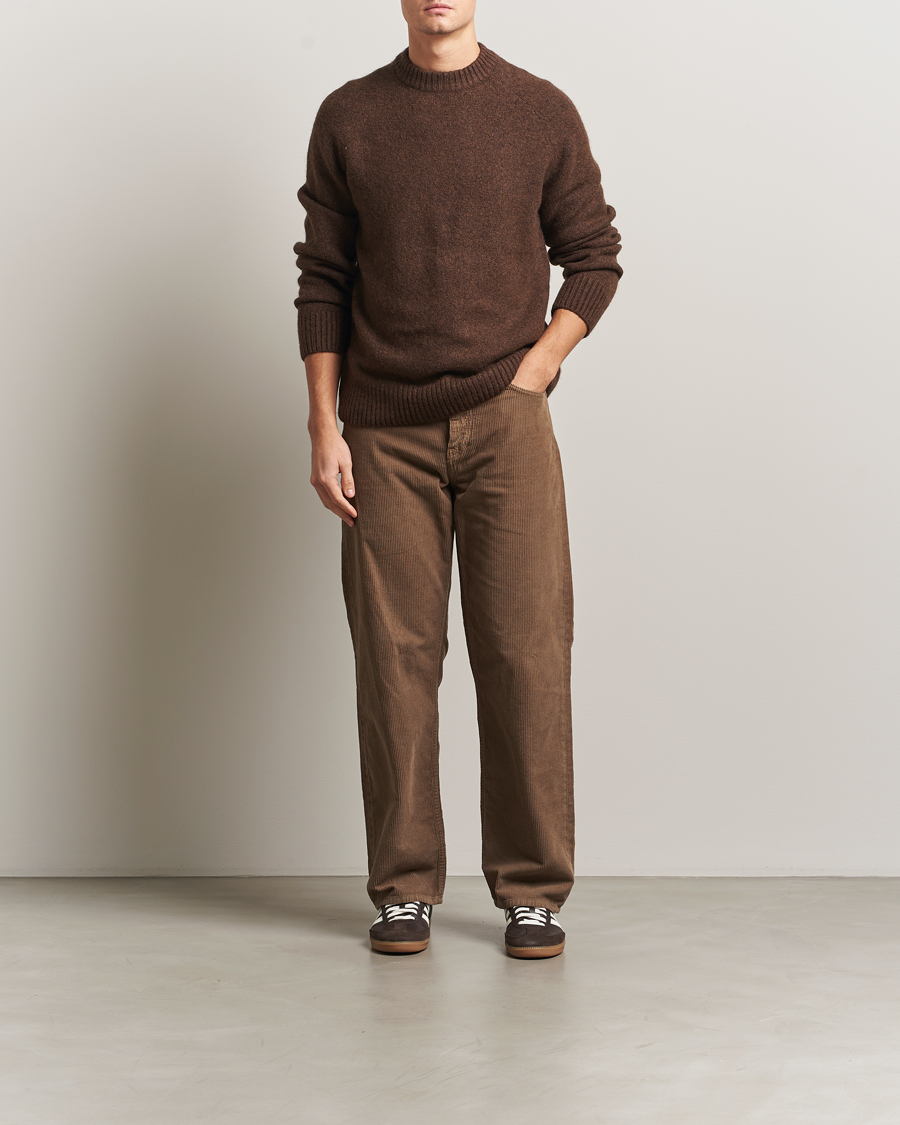Herren | Pullover | LES DEUX | Gilbert Crew Neck Knit Slate Brown
