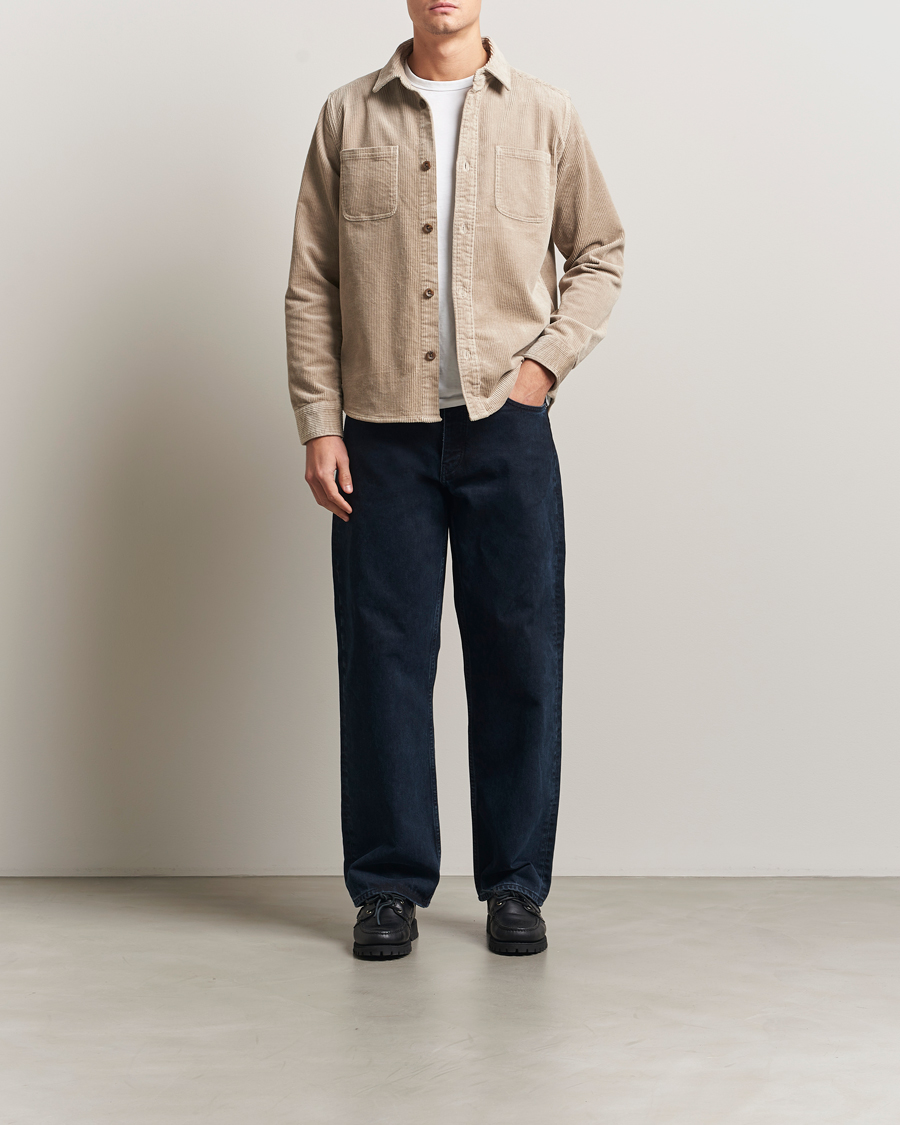 Herren | Hemden | LES DEUX | Kody Corduroy Overshirt Light Sand