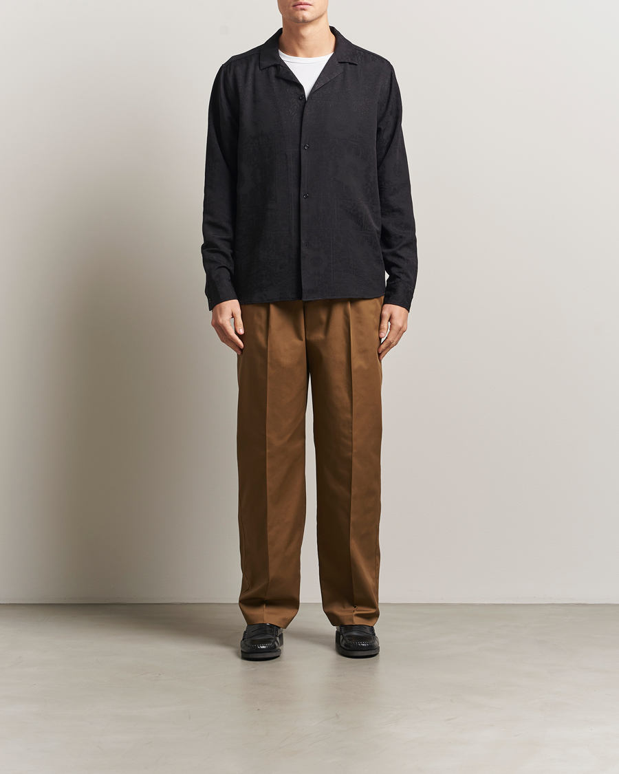 Herren | Hemden | LES DEUX | Jasper Jaquard Shirt Black