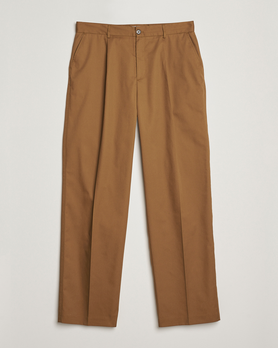 Herren | Hosen | LES DEUX | Reece Pleated Heavy Twill Pant Dark Sand
