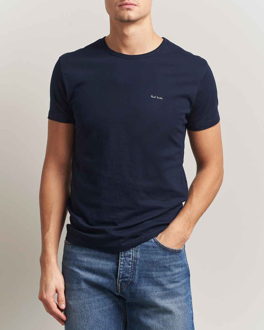 Herren | T-Shirts | Paul Smith | 3-Pack Crew Neck T-Shirt White/Black/Light Blue