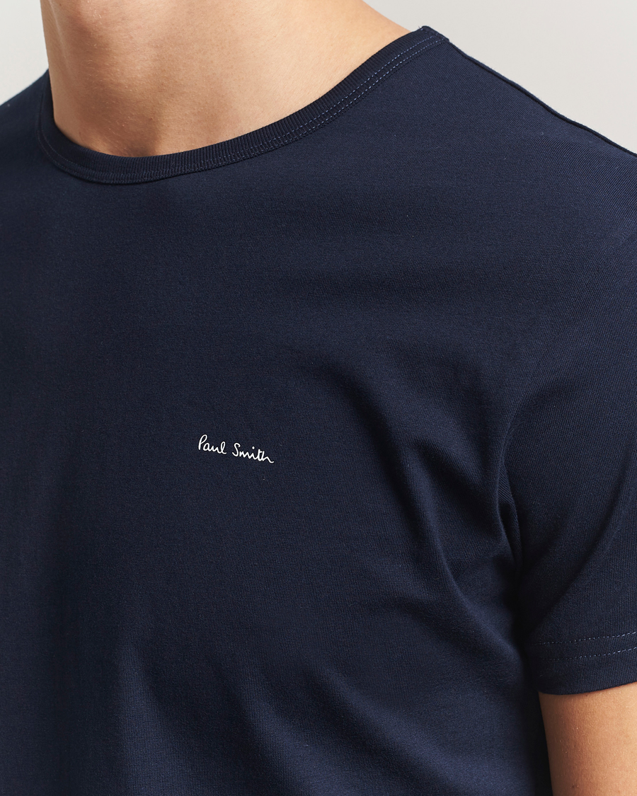 Herren | T-Shirts | Paul Smith | 3-Pack Crew Neck T-Shirt White/Black/Light Blue