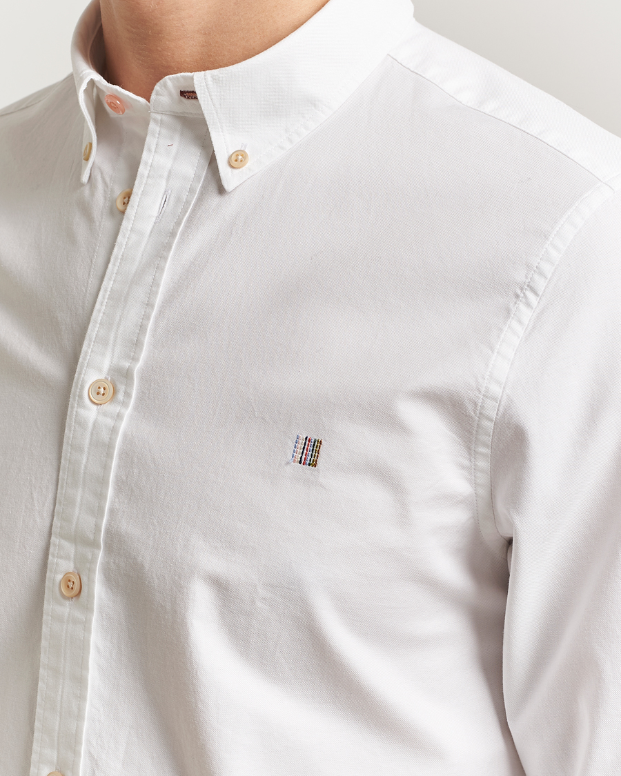Herren | Hemden | PS Paul Smith | Tailored Fit Embroidered Oxford Shirt White
