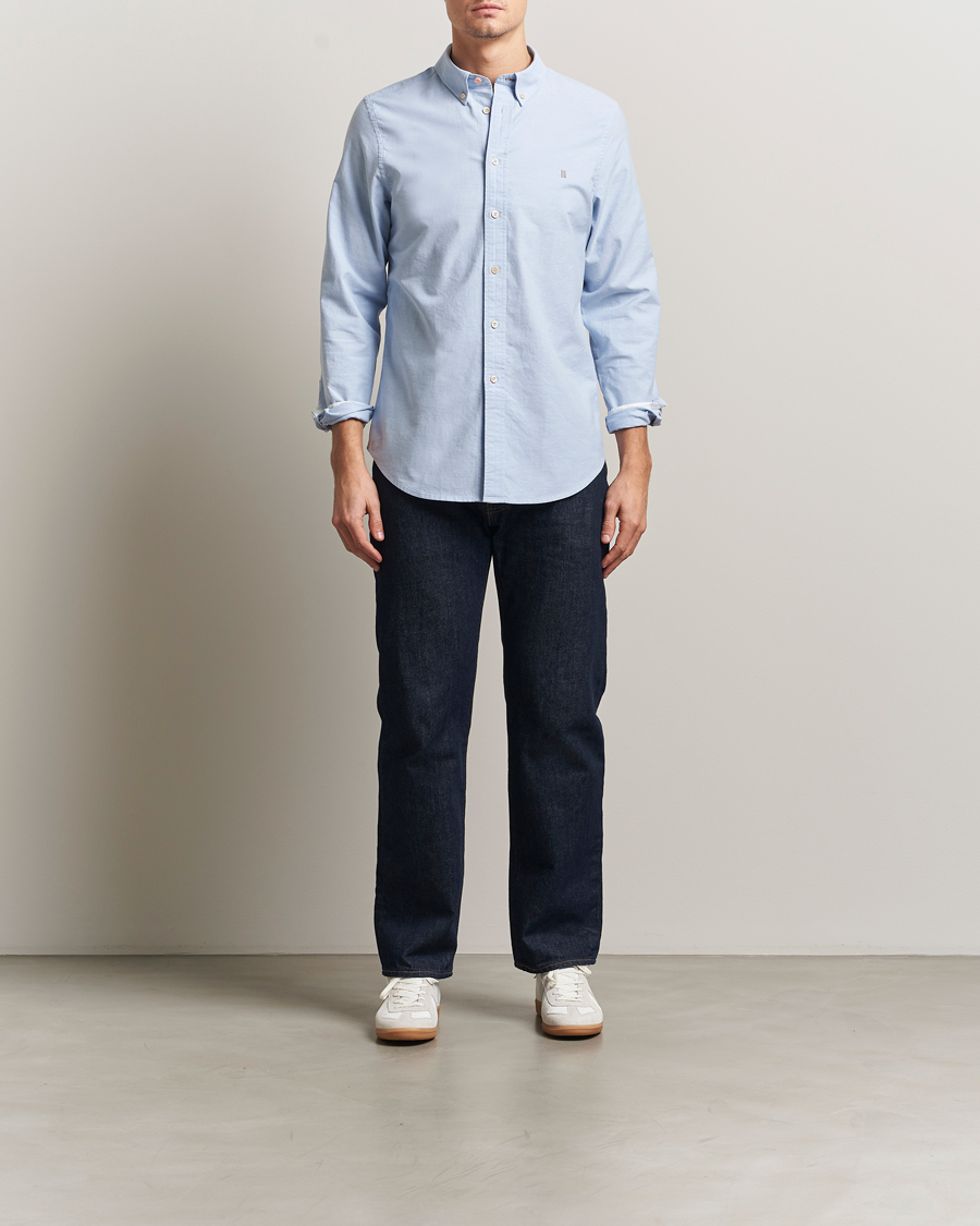 Herren | Hemden | PS Paul Smith | Tailored Fit Embroidered Oxford Shirt Light Blue