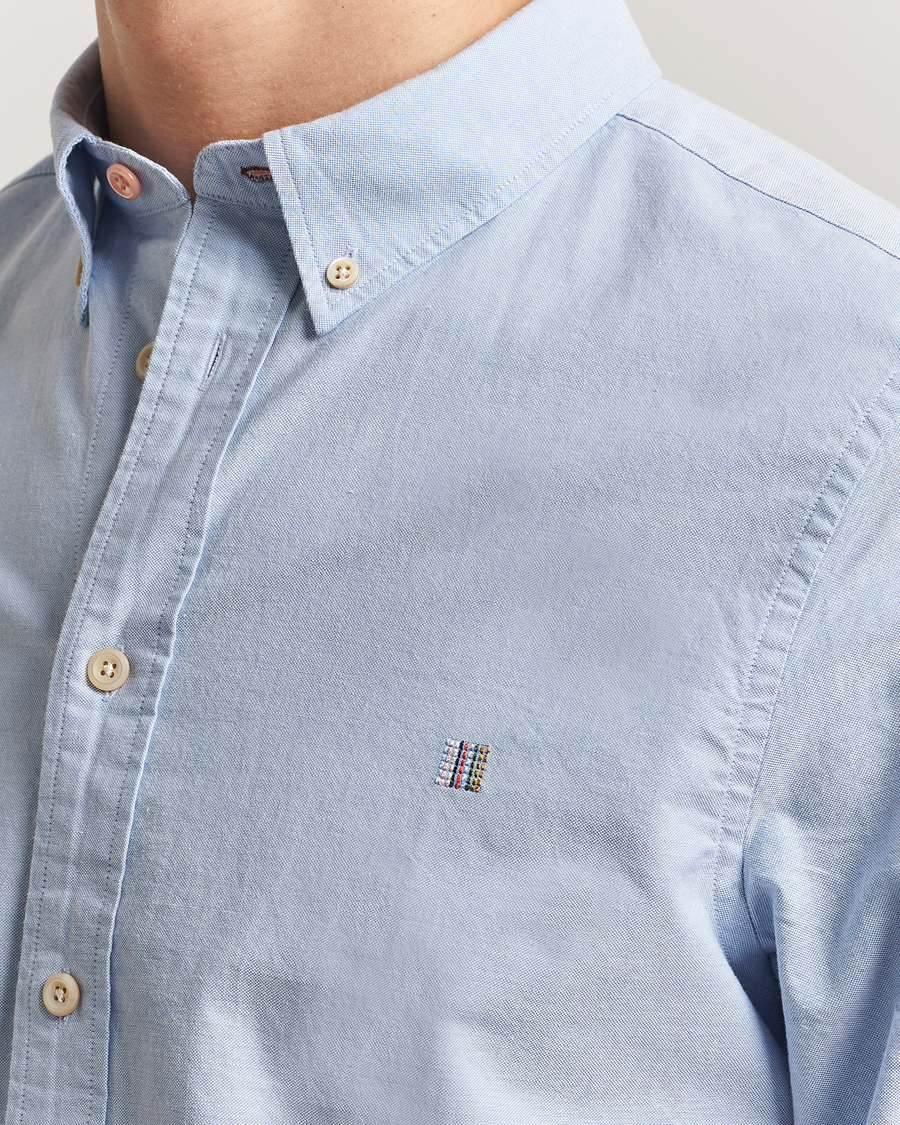 Herren | Hemden | PS Paul Smith | Tailored Fit Embroidered Oxford Shirt Light Blue