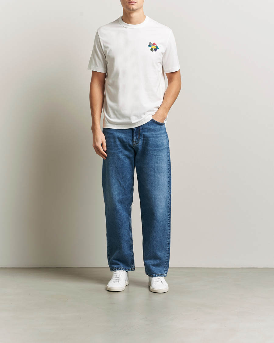 Herren | T-Shirts | PS Paul Smith | Cloud Zebra Printed T-Shirt White