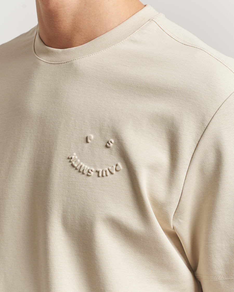 Herren | T-Shirts | PS Paul Smith | Casual Fit Happy T-Shirt Ecru