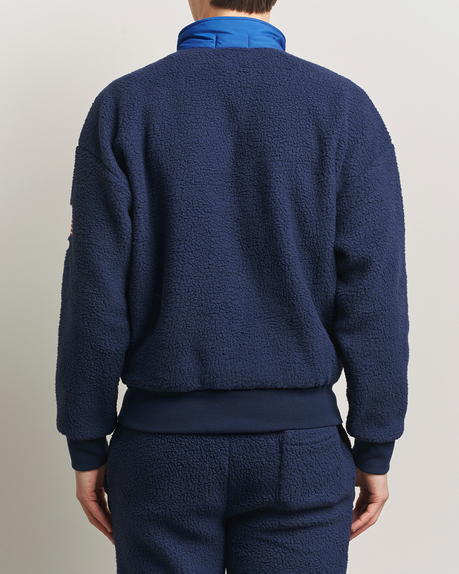 Herren | Pullover | Polo Ralph Lauren | Polar Half Zip USA Fleece Refined Navy