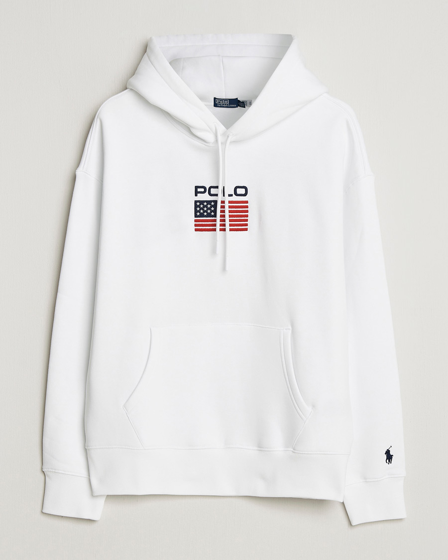 Herren | Pullover | Polo Ralph Lauren | USA Hoodie White