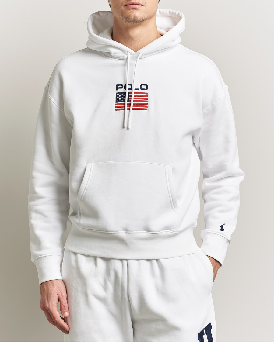 Herren | Pullover | Polo Ralph Lauren | USA Hoodie White