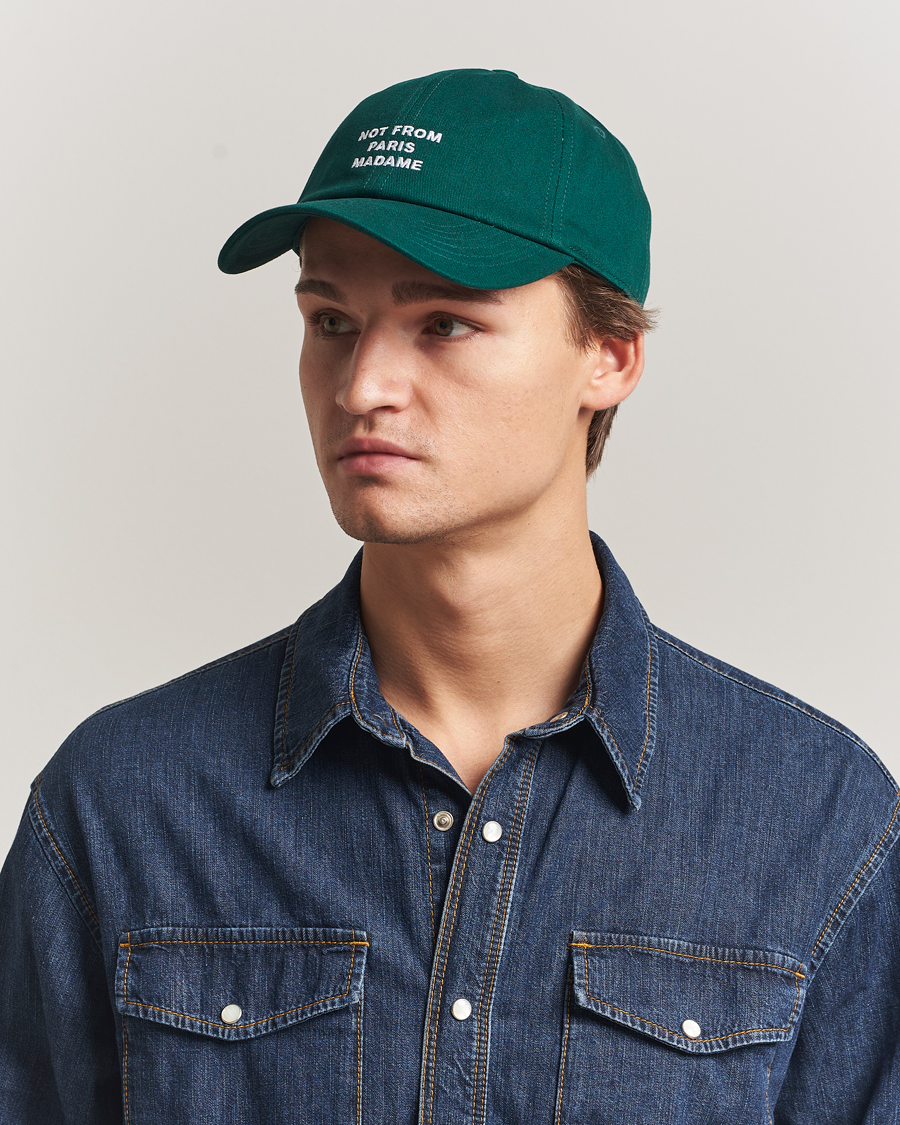 Herren | Hüte & Mützen | Drôle de Monsieur | Drôle de MonsieurSlogan BaseballDark Green