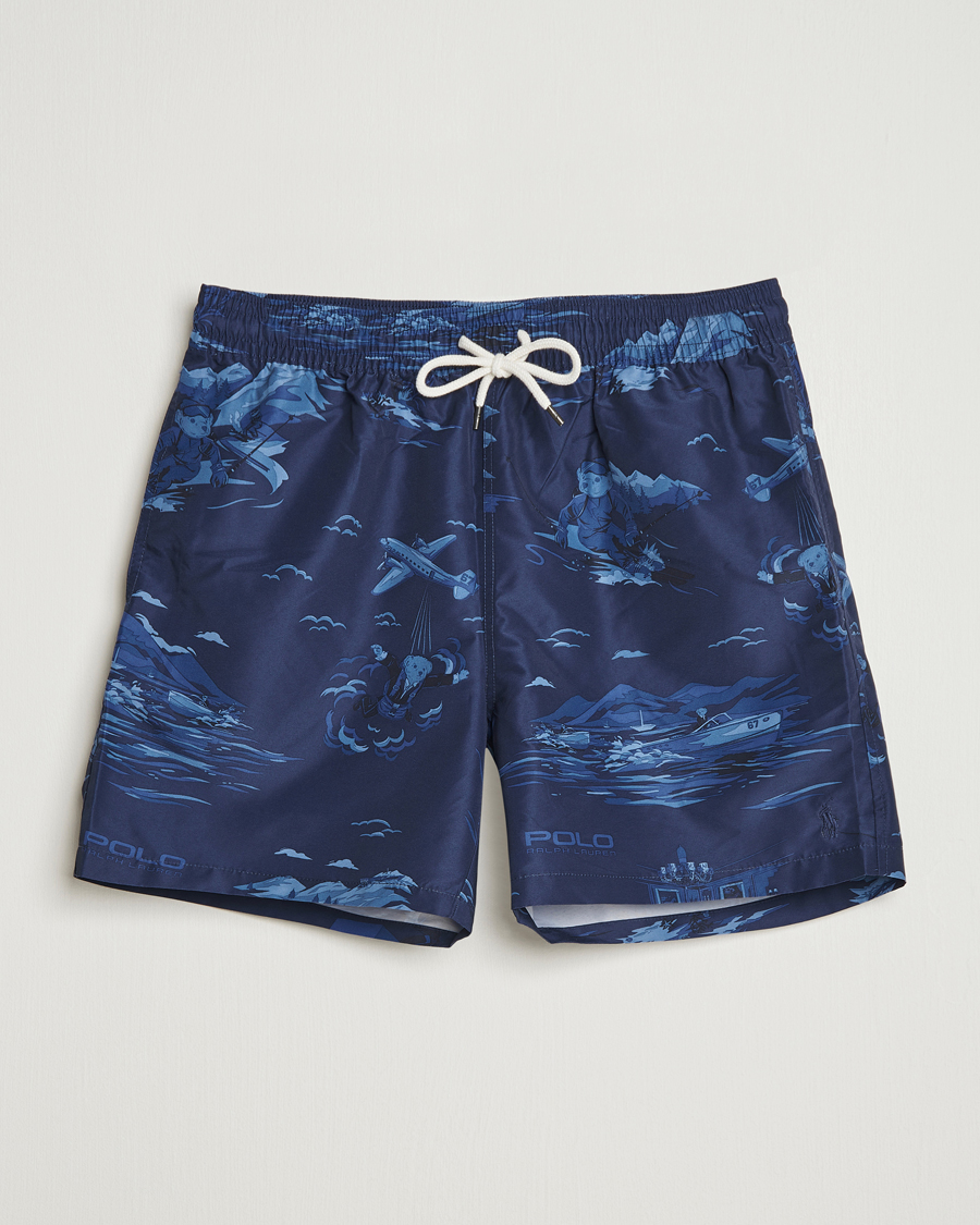 Herren | Badehosen | Polo Ralph Lauren | Traveler Printed Mid Trunk Spy Bear