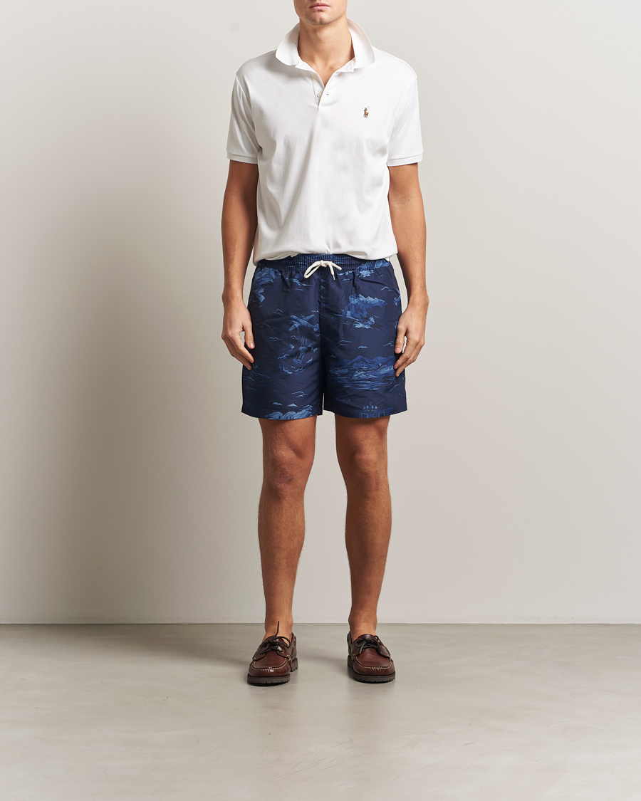 Herren | Badehosen | Polo Ralph Lauren | Traveler Printed Mid Trunk Spy Bear