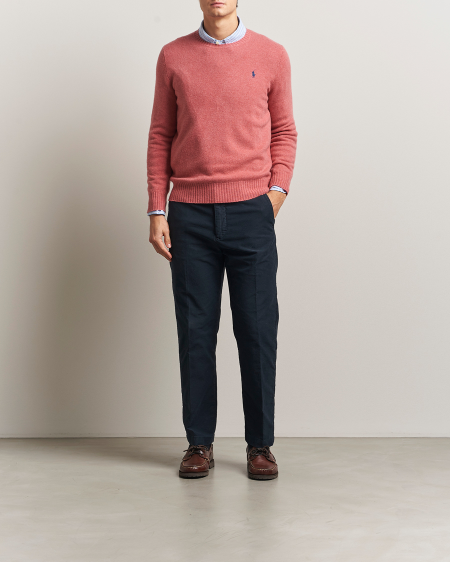 Herren | Pullover | Polo Ralph Lauren | Wool/Cashmere Crew Neck Strawberry Gelato