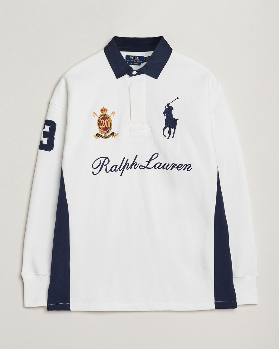 Herren | Pullover | Polo Ralph Lauren | Big Pony Rugby Sweater White