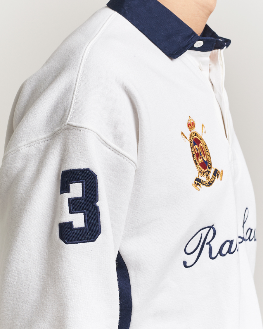 Herren | Pullover | Polo Ralph Lauren | Big Pony Rugby Sweater White