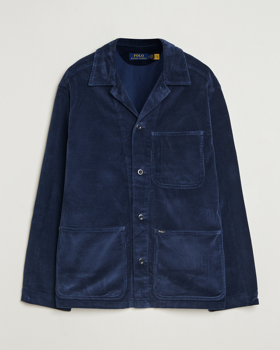Herren | Hemden | Polo Ralph Lauren | Corduroy 10W Overshirt Newport Navy