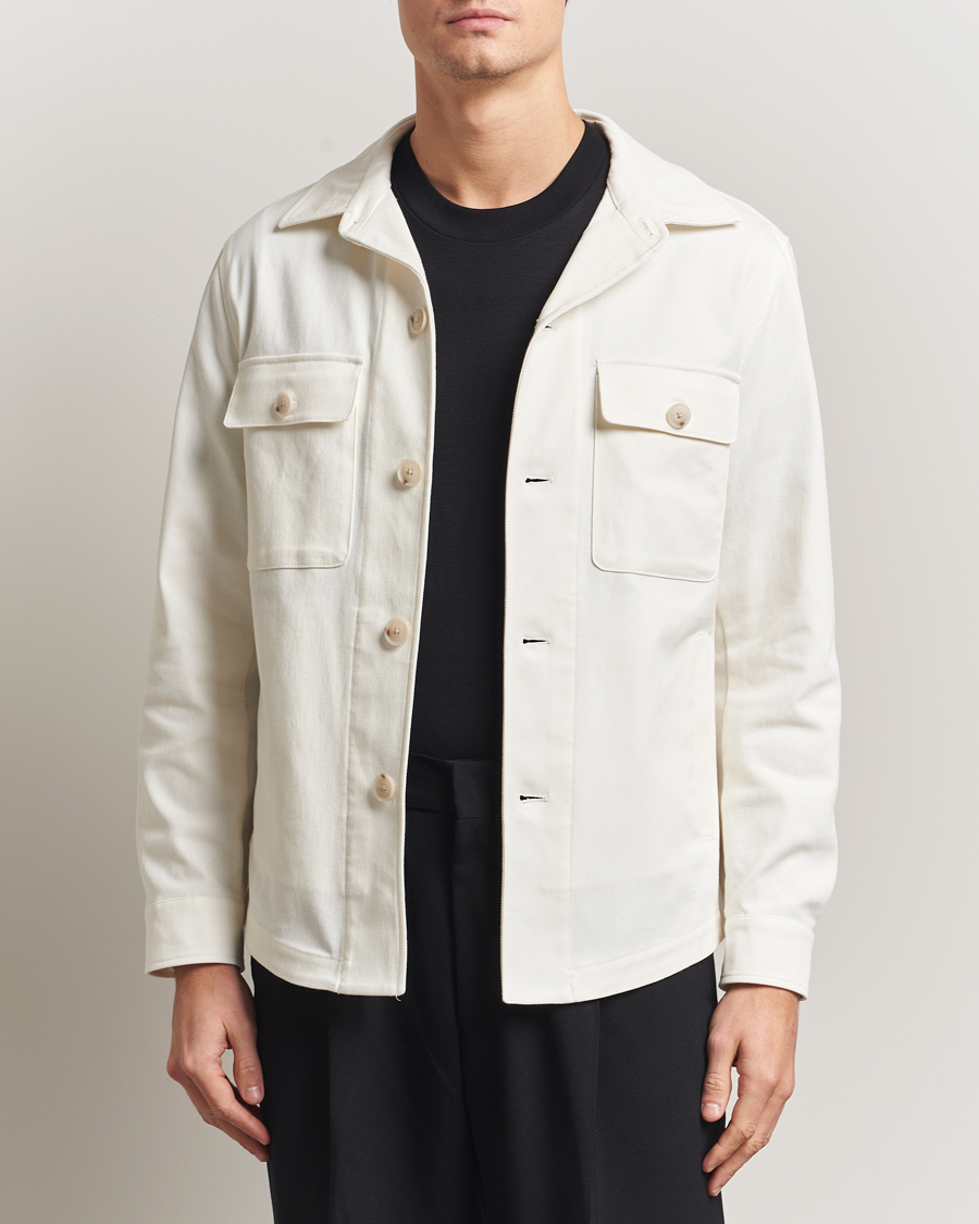 Herren | Hemden | BOSS BLACK | Carper Cotton Twill Overshirt Natural