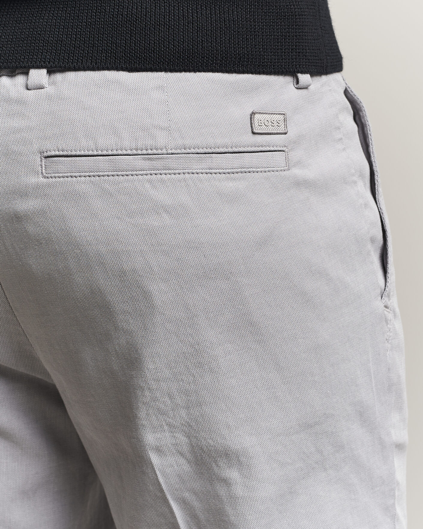 Herren | Hosen | BOSS BLACK | Kaiton Structured Chinos Silver