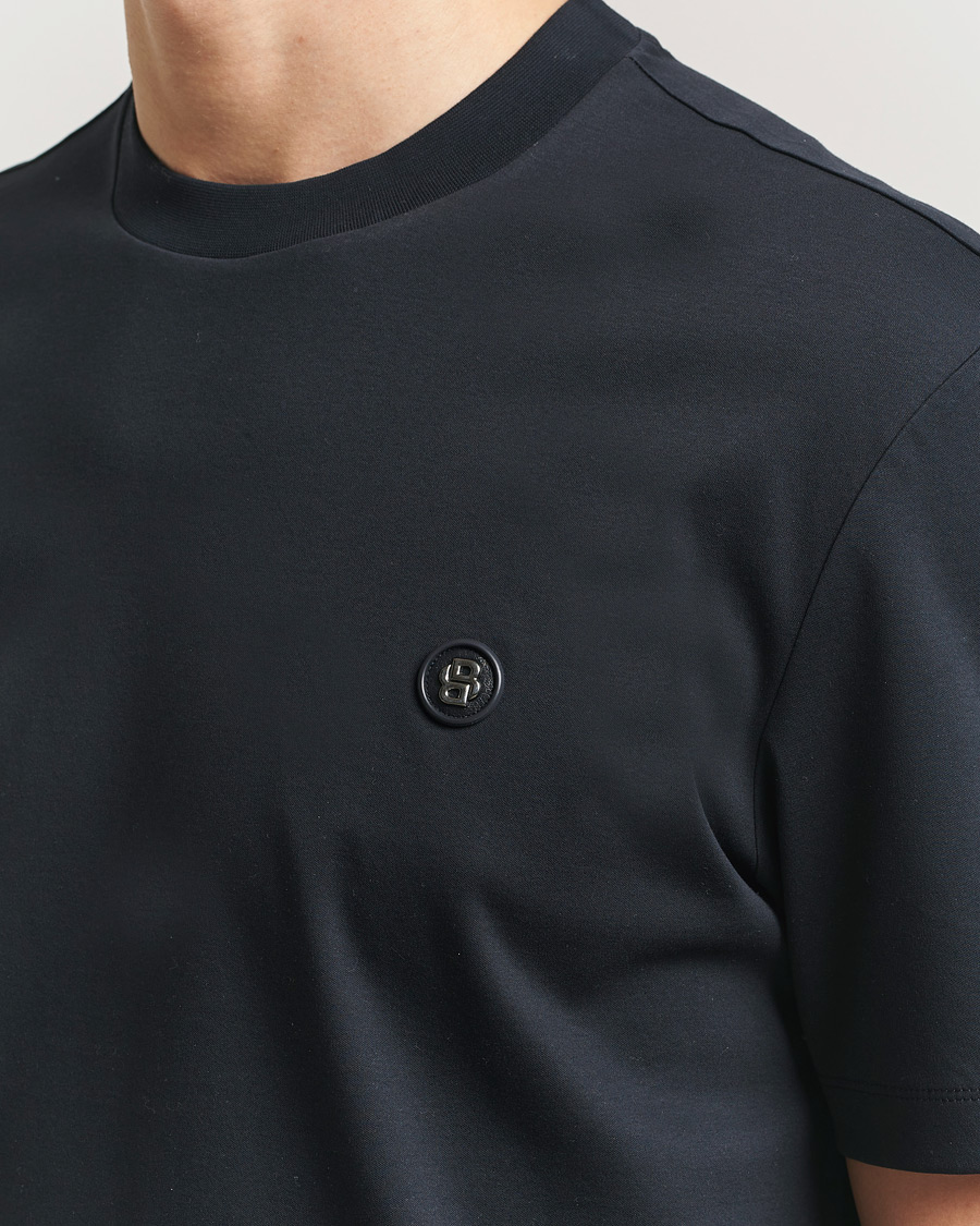 Herren | T-Shirts | BOSS BLACK | Taut Regular Fit T-Shirt Dark Blue