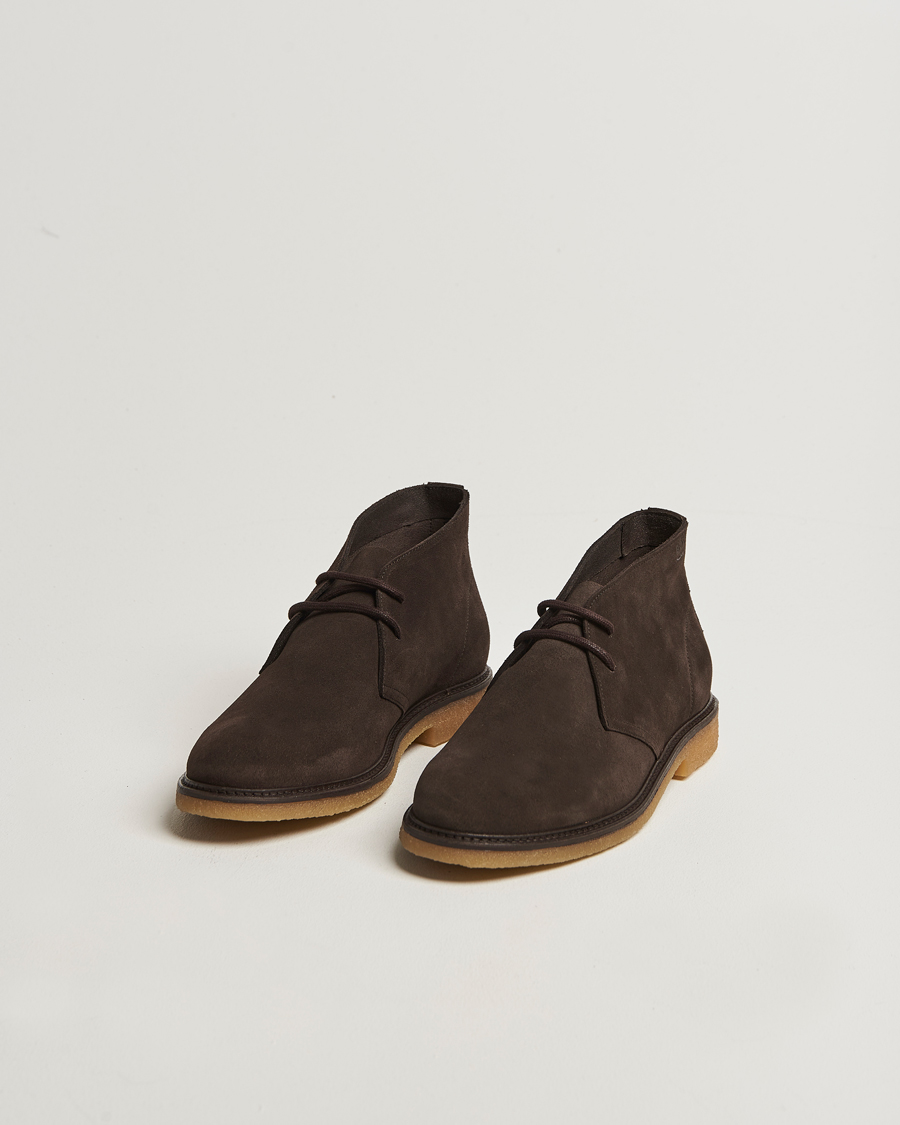 Herren | Boots | BOSS BLACK | Kope Suede Desert Boots Dark Brown