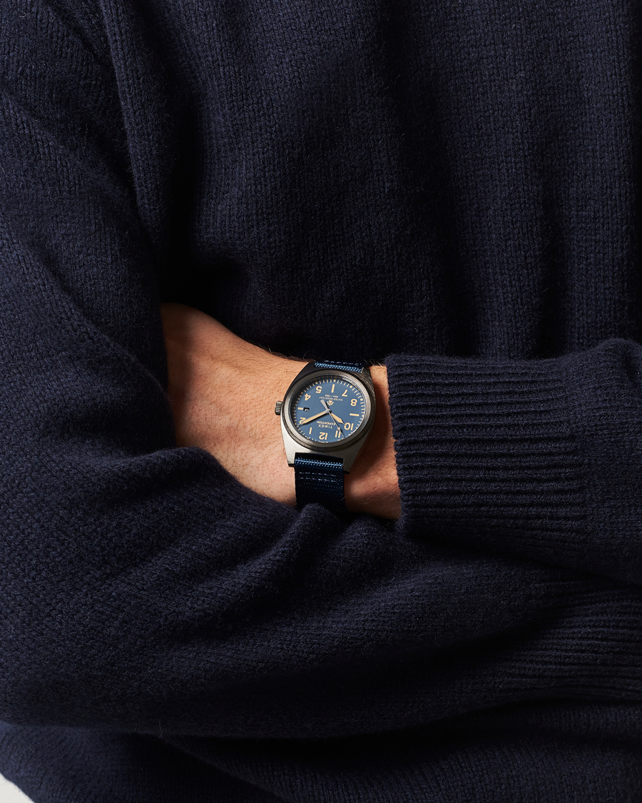 Herren | Timex Expedition Capstone rPET Strap 39mm Blue Dial | Timex | Expedition Capstone rPET Strap 39mm Blue Dial