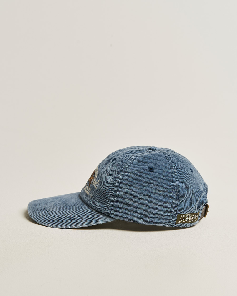 Herren | Hüte & Mützen | Polo Ralph Lauren | Corduroy Bill Cap Faded Navy