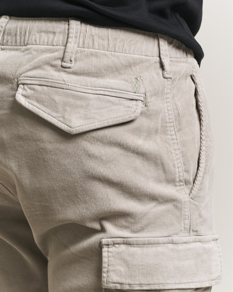 Herren | Hosen | Polo Ralph Lauren | Corduroy Cargo Pants Grey Dawn
