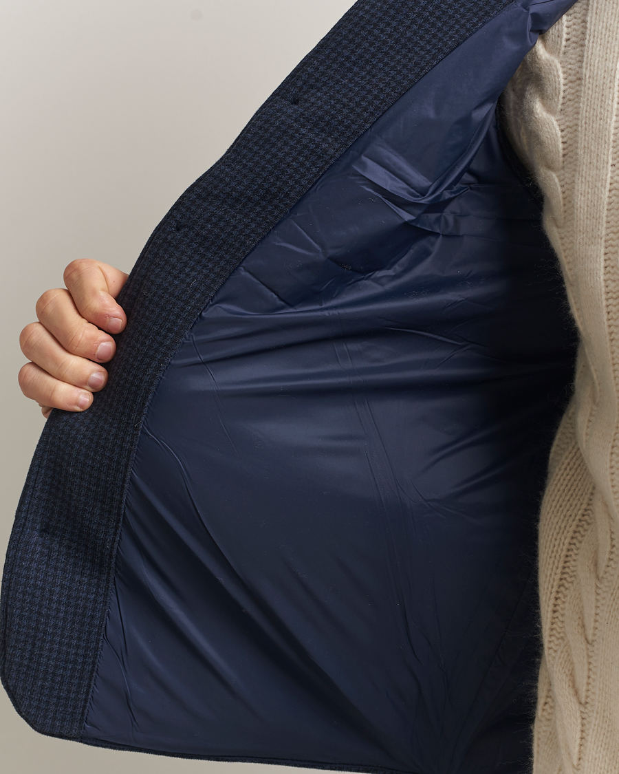 Herren | Westen | Polo Ralph Lauren | Knitted Dogtooth Vest Winter Navy Heather