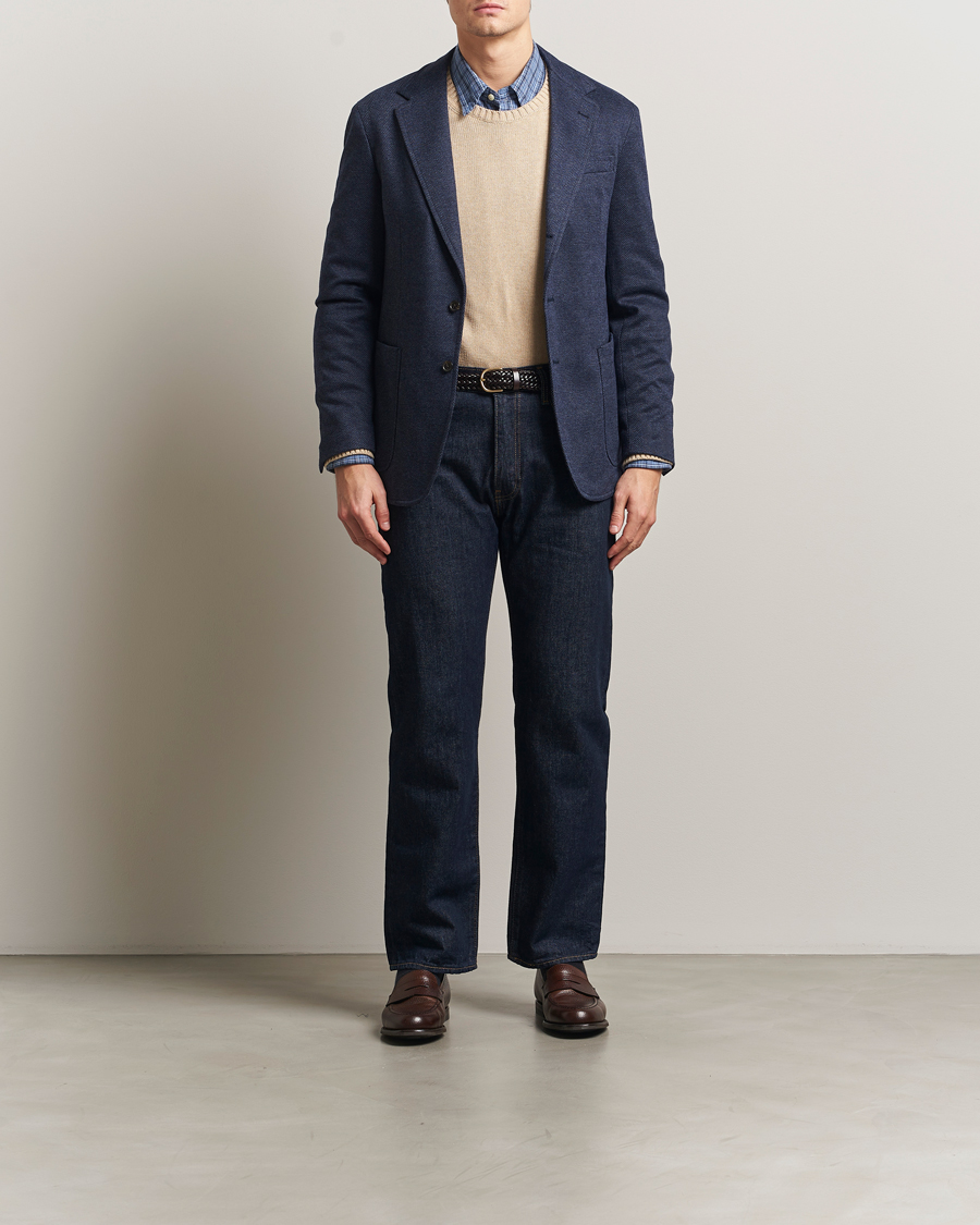 Herren | Sakkos | Polo Ralph Lauren | Herringbone Single Breasted Sportcoat Navy Multi