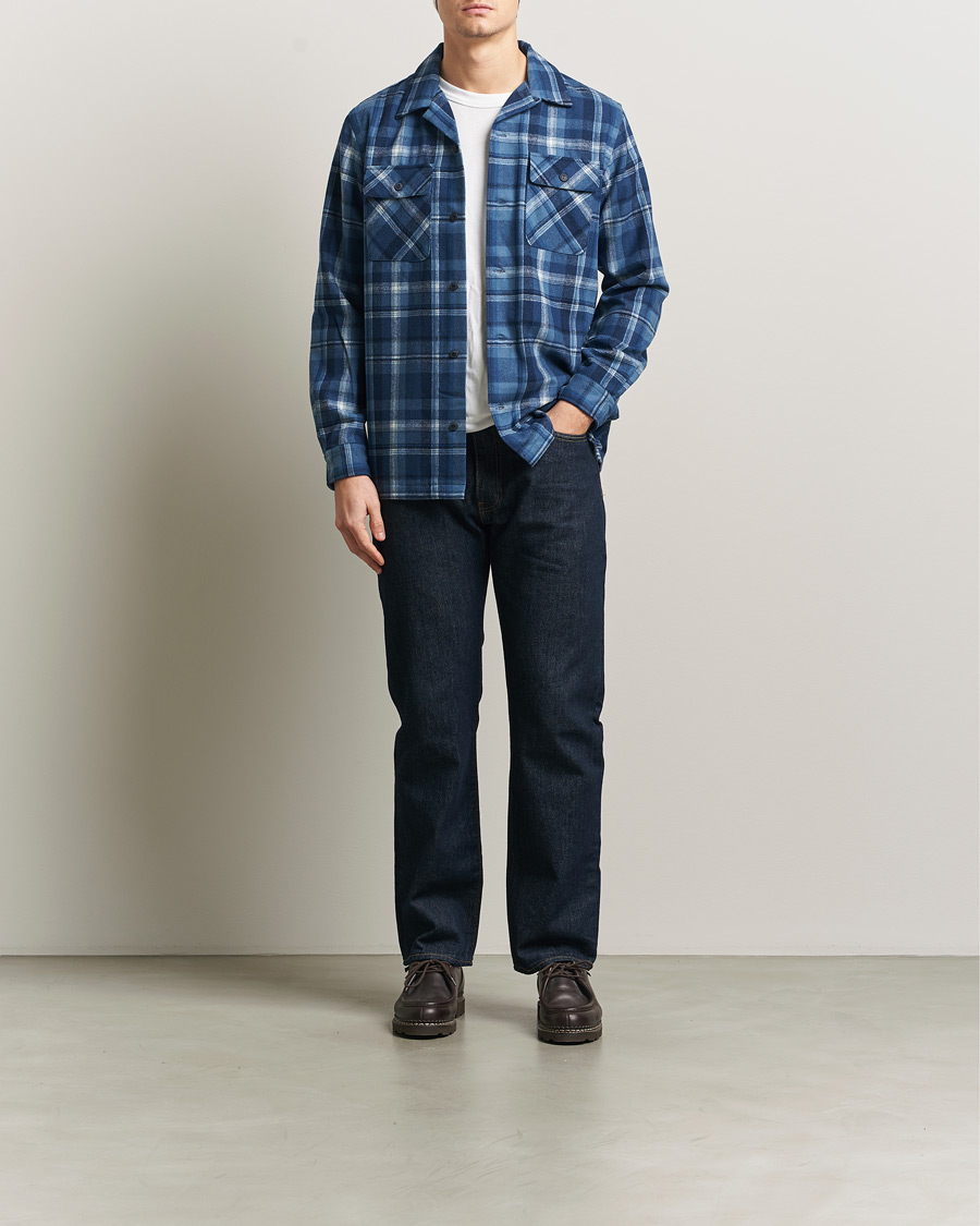 Herren | Hemden | Polo Ralph Lauren | Plainweave Wool Pocket Shirt Blue Heather Multi