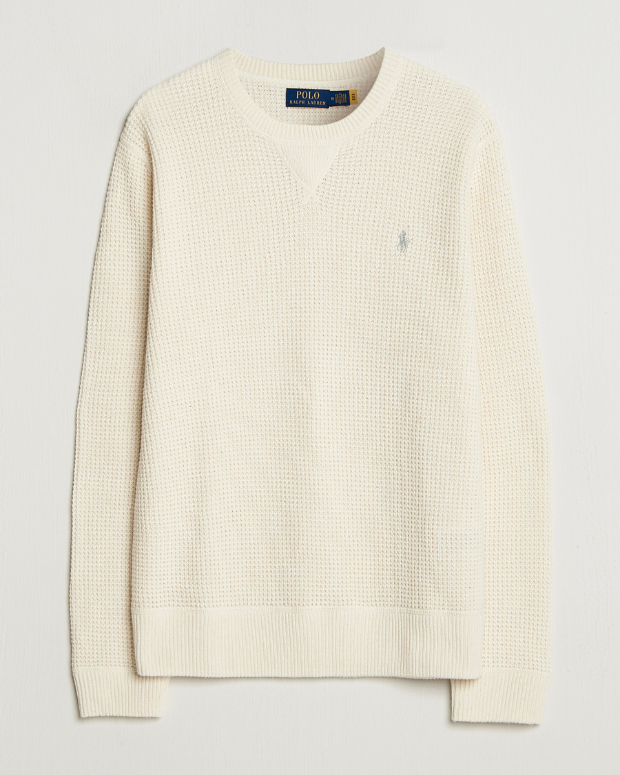 Herren | Pullover | Polo Ralph Lauren | Cotton/Wool Pullover Andover Cream