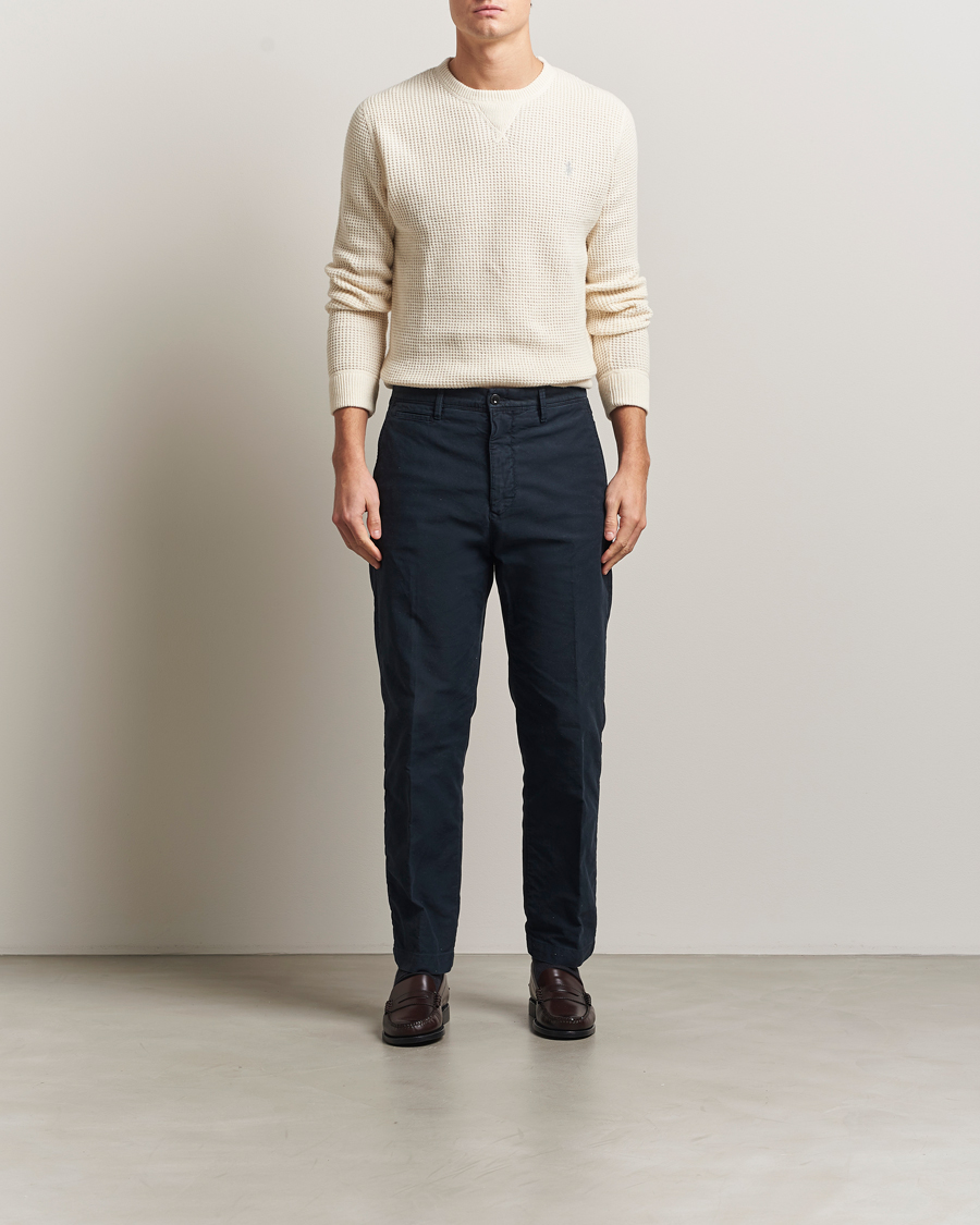 Herren | Pullover | Polo Ralph Lauren | Cotton/Wool Pullover Andover Cream
