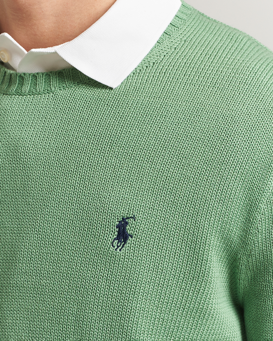 Herren | Pullover | Polo Ralph Lauren | Cotton Crew Neck Sweater Outback Green