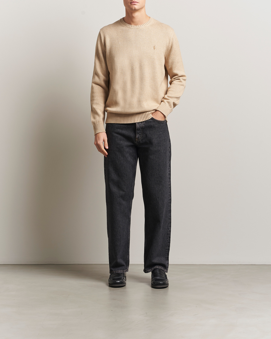 Herren | Pullover | Polo Ralph Lauren | Cotton Crew Neck Sweater Dune Melange