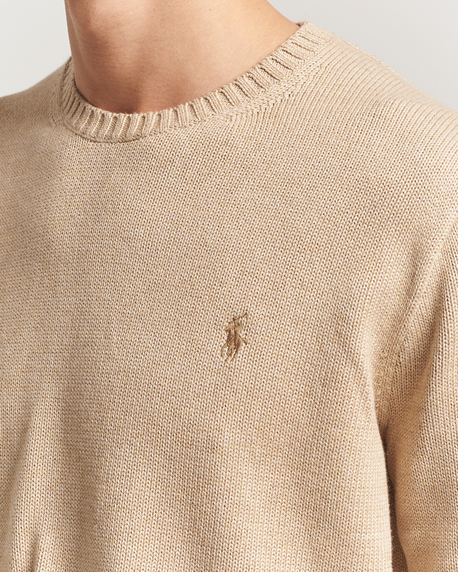 Herren | Pullover | Polo Ralph Lauren | Cotton Crew Neck Sweater Dune Melange
