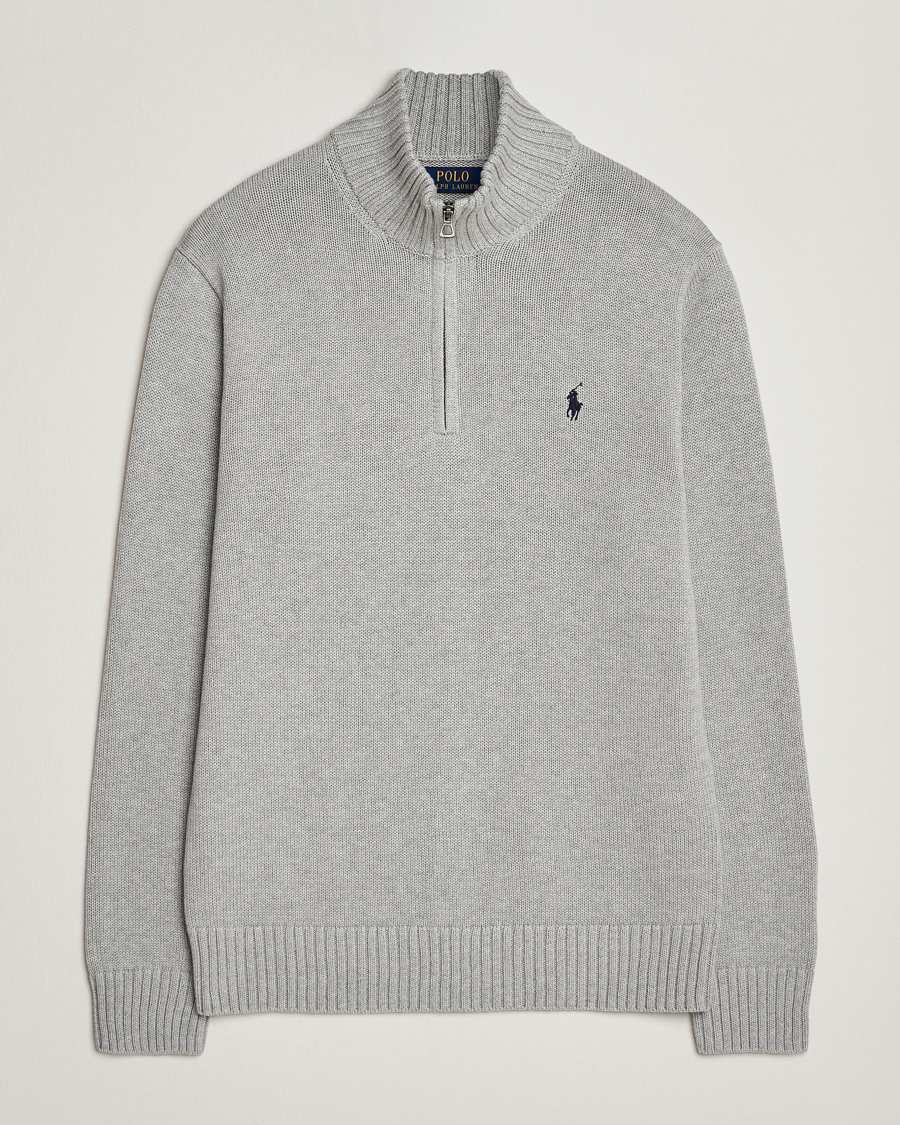 Herren | Pullover | Polo Ralph Lauren | Cotton Pullover Half Zip Andover Heather