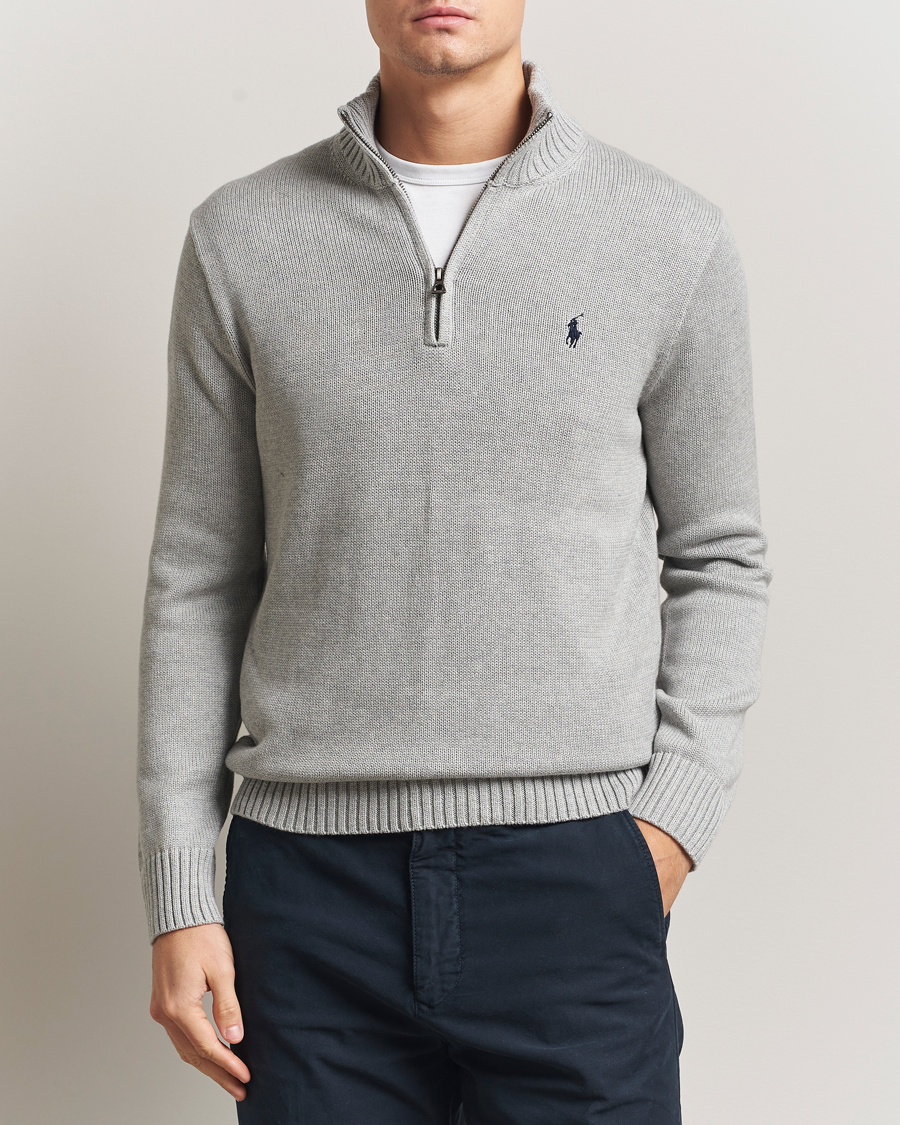Herren | Pullover | Polo Ralph Lauren | Cotton Pullover Half Zip Andover Heather