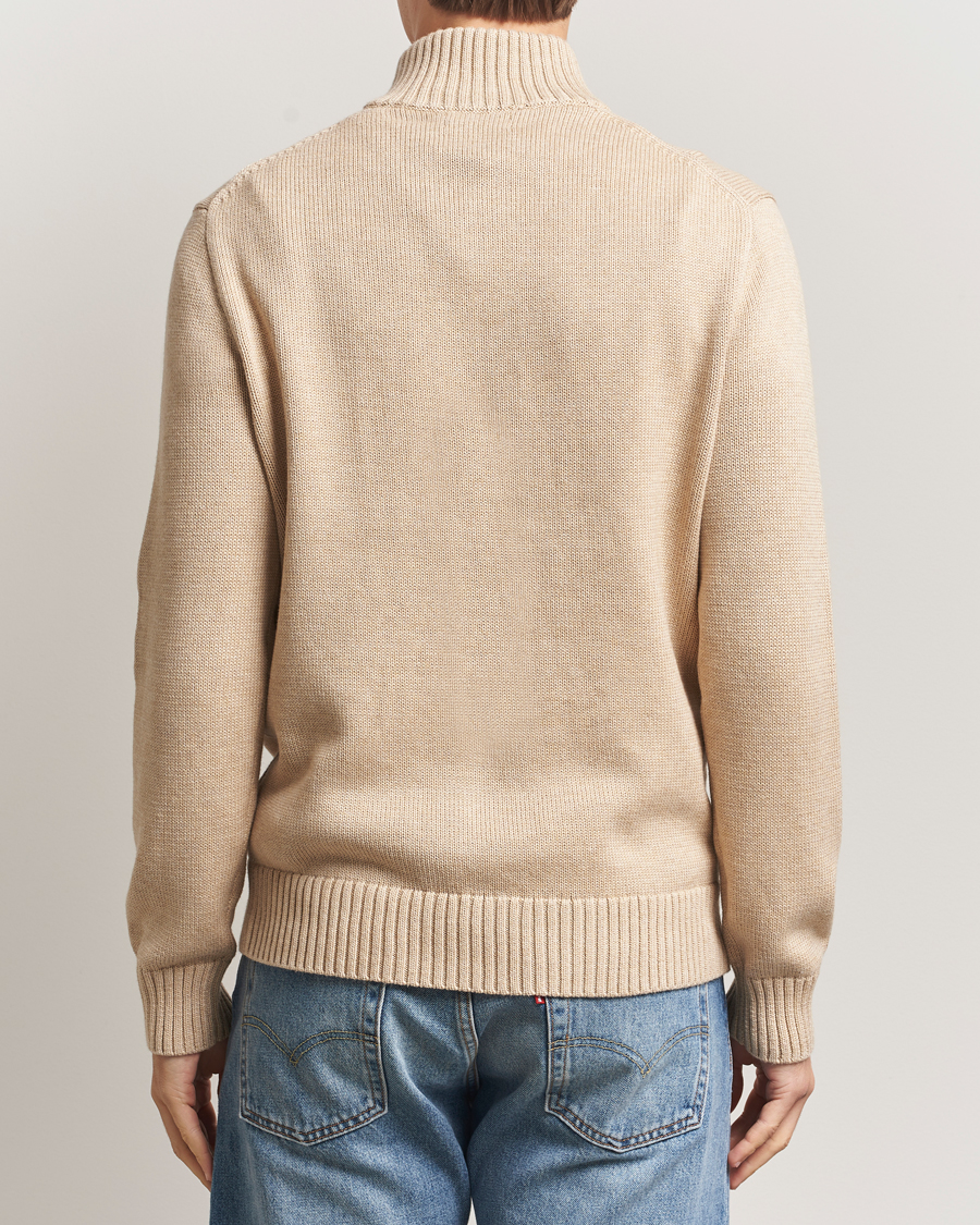 Herren | Pullover | Polo Ralph Lauren | Cotton Pullover Half Zip Dune Melange