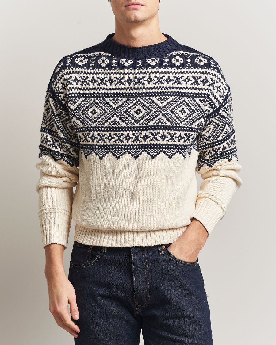 Herren | Pullover | Polo Ralph Lauren | Cotton/Cashmere Sweater Cream Combo