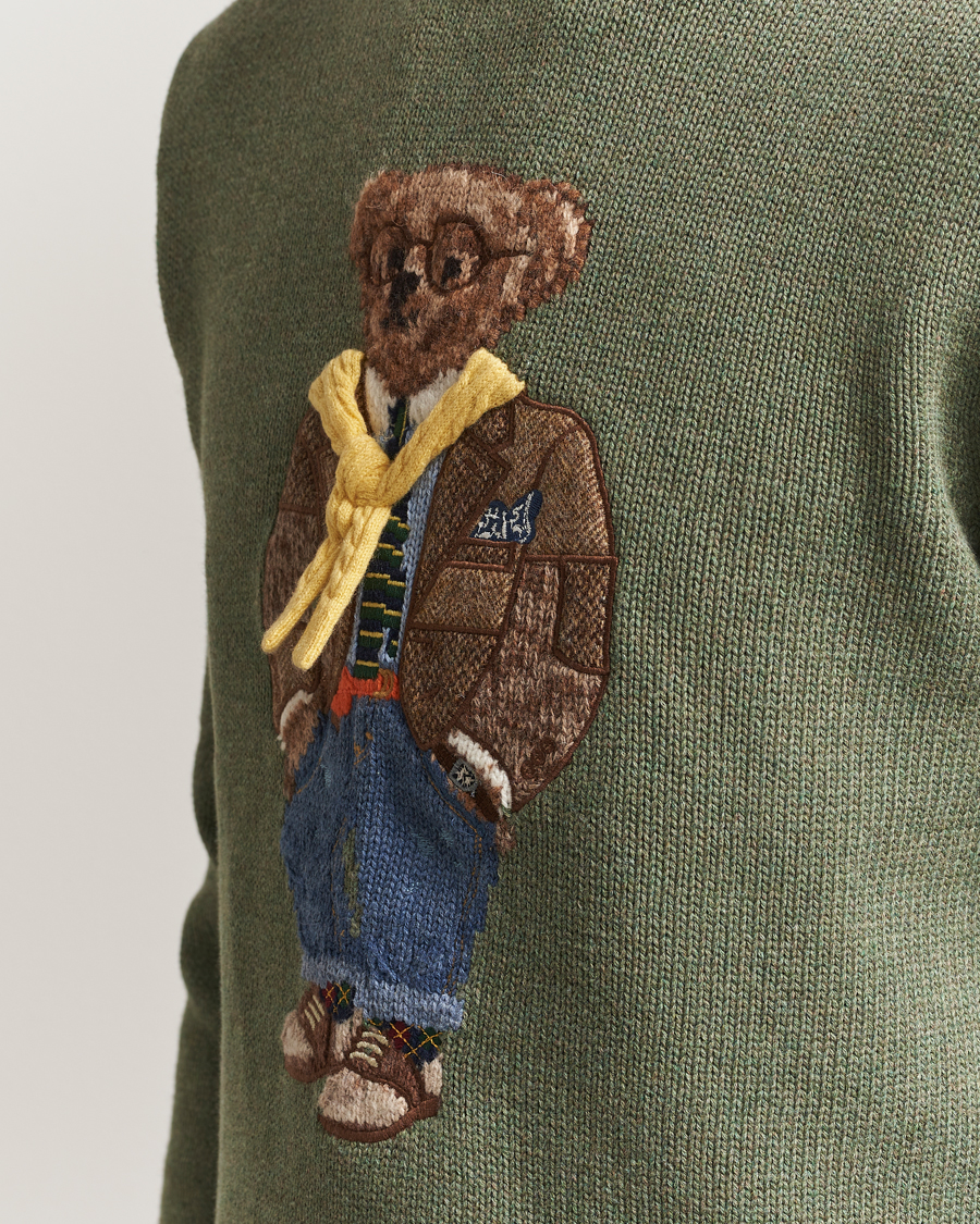 Herren | Pullover | Polo Ralph Lauren | Cotton/Cashmere Bear Sweater Lovette Heather
