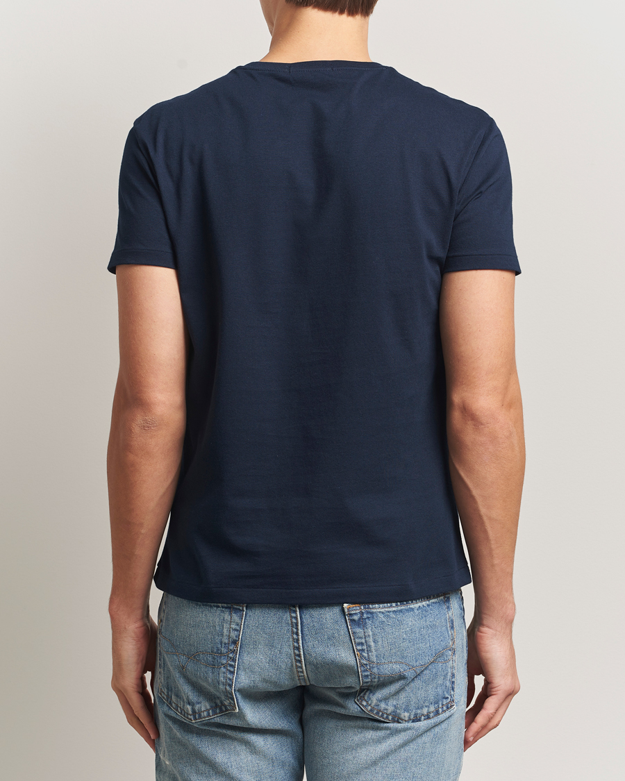 Herren | T-Shirts | Polo Ralph Lauren | Printed Bear T-Shirt Worth Navy