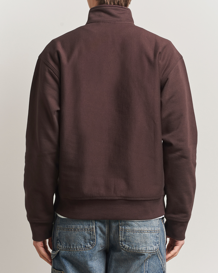 Herren | Pullover | Carhartt WIP | Half Zip American Script Sweat Palisander