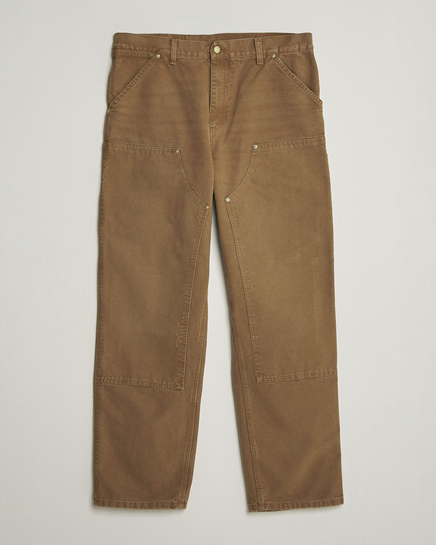 Herren | Hosen | Carhartt WIP | Double Knee Pants Hamilton Brown Grind Washed