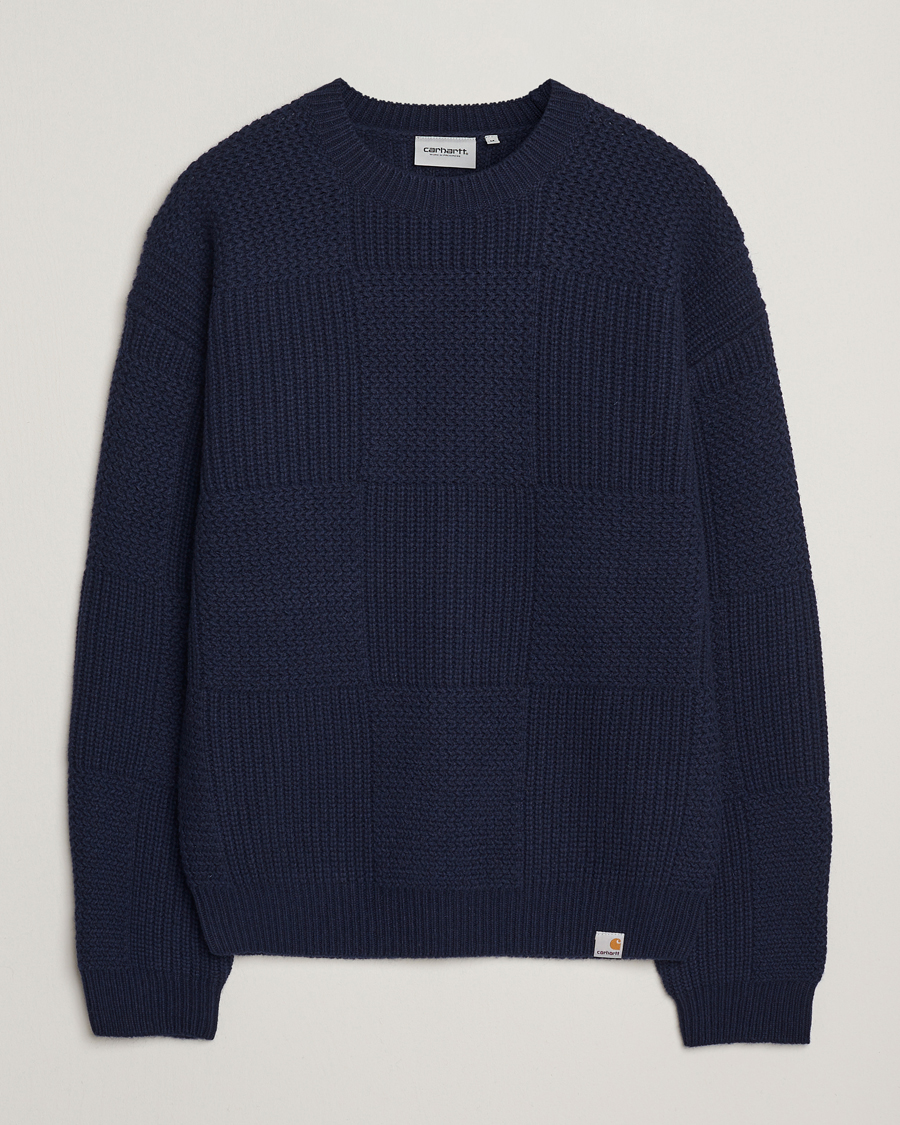 Herren | Pullover | Carhartt WIP | Bishop Knitted Sweater Dark Navy