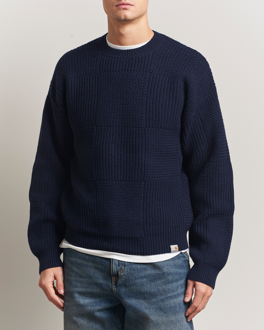 Herren | Pullover | Carhartt WIP | Bishop Knitted Sweater Dark Navy