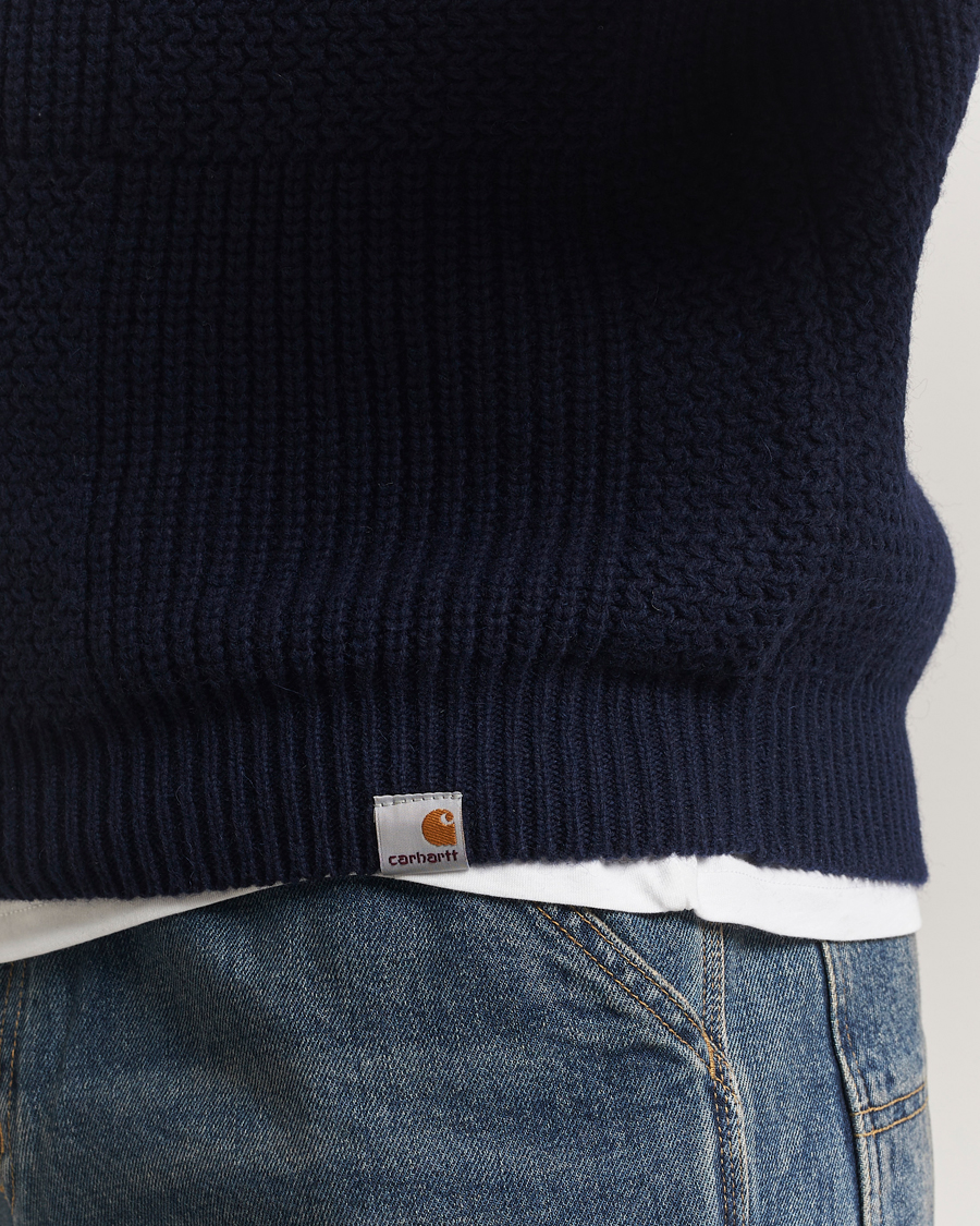 Herren | Pullover | Carhartt WIP | Bishop Knitted Sweater Dark Navy