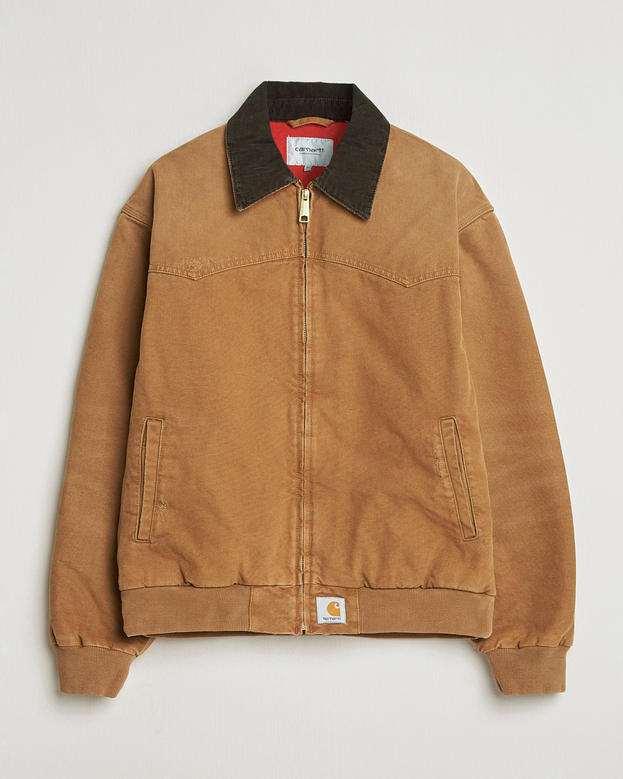 Herren | Jacken | Carhartt WIP | OG Santa Fee Jacket Hamilton Brown Grind Washed